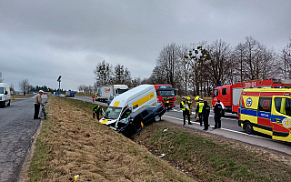 Wypadek na DK16. Zakończyły się utrudnienia na trasie Olsztyn-Mrągowo